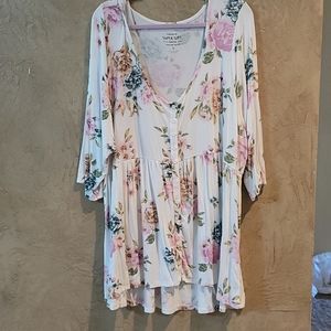 Torrid Floral super soft babydoll 4